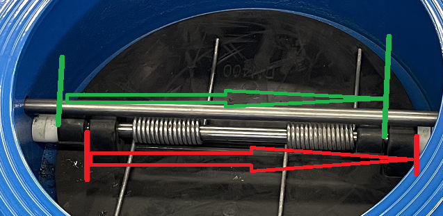 HH48/49X微阻緩閉蝶式止回閥測量